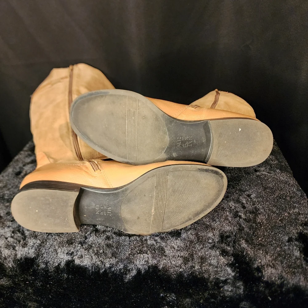 Naturalizer Tan Heeled Boots - Picture 9 of 9
